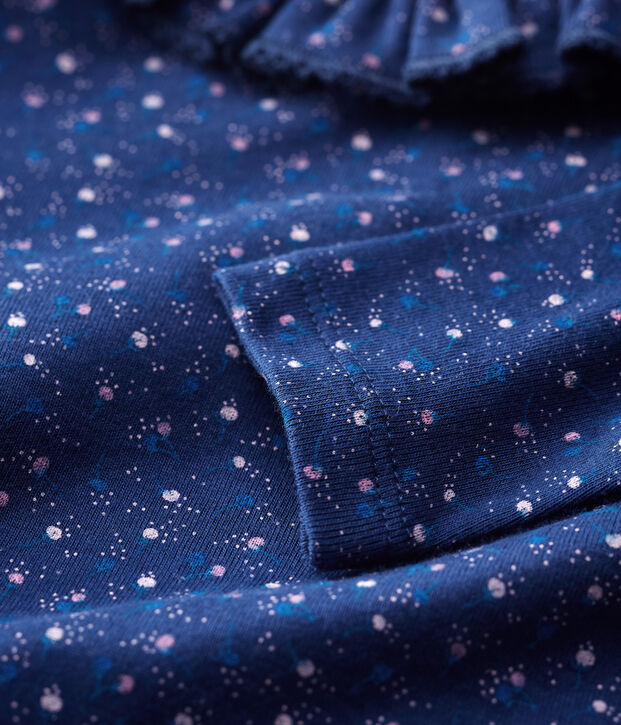 Body en coton b&eacute;b&eacute;. bleu/multicouleur