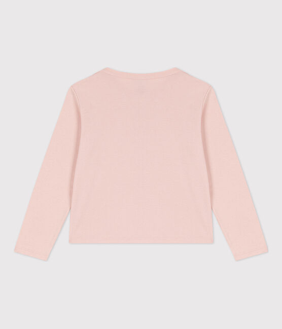 Cardigan en coton enfant fille rose SALINE