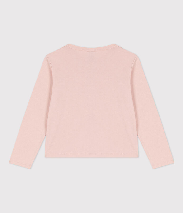 Cardigan en coton enfant fille rose SALINE