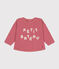 Sweatshirt en molleton bébé rose ROSEWOOD