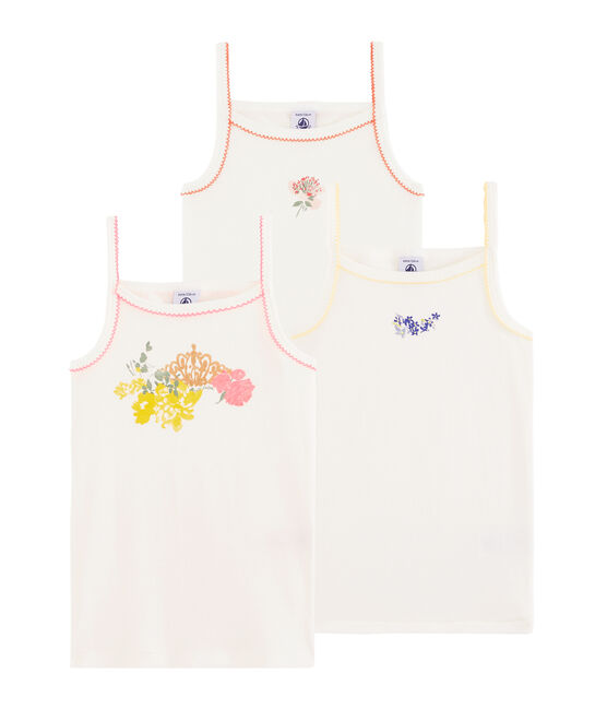Trio de chemises à bretelles petite fille variante 1