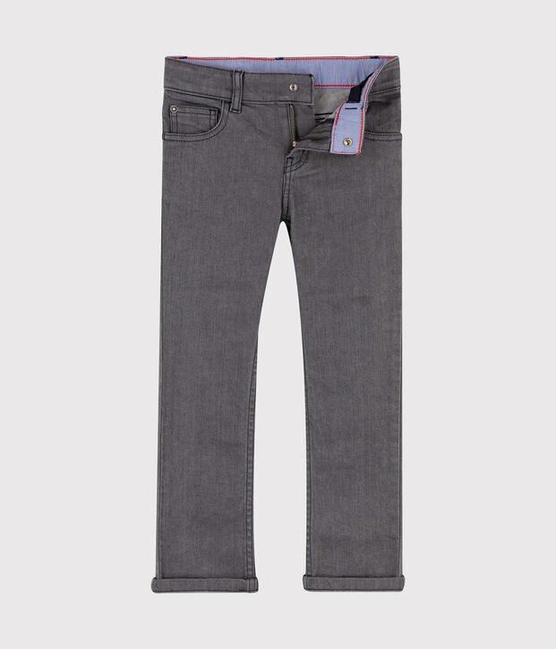 Pantalon en denim enfant gar&ccedil;on gris