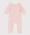 Pyjama b&eacute;b&eacute; en velours rose SALINE