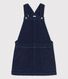 Robe salopette en denim enfant fille