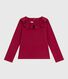 Tee-shirt enfant manches longues en coton uni