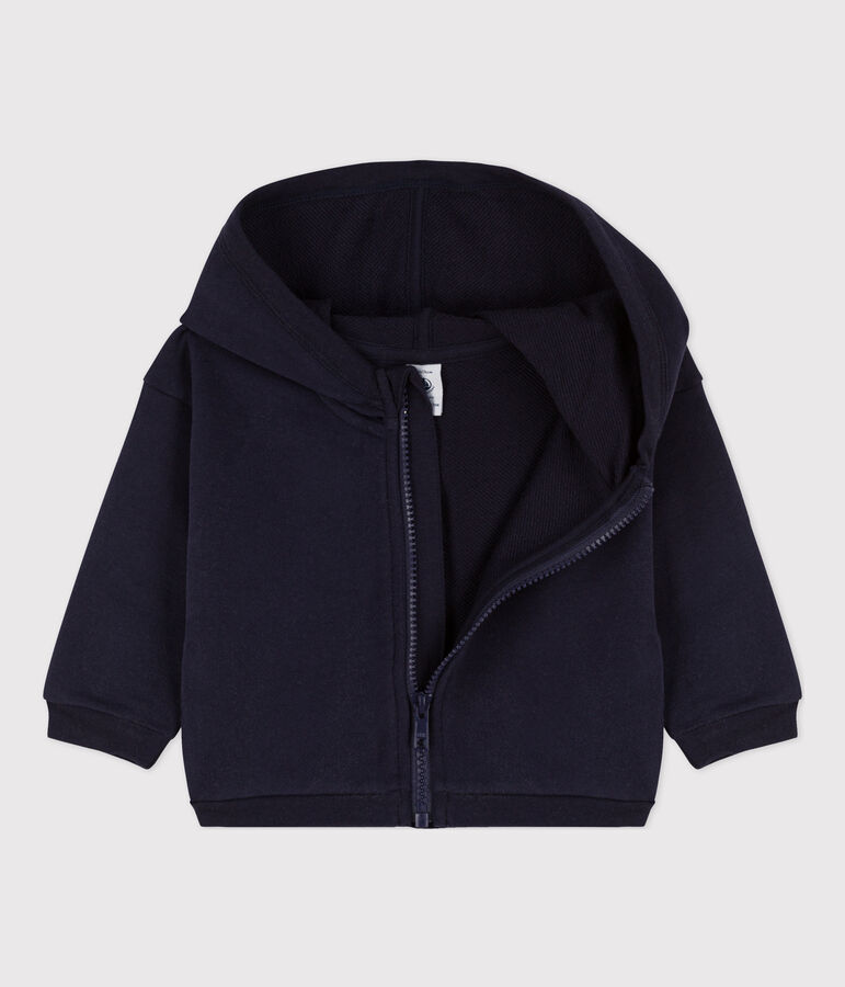 Sweatshirt &agrave; capuche b&eacute;b&eacute; bleu