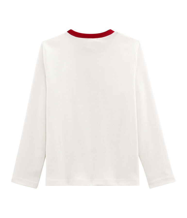 Tee-shirt enfant garcon blanc