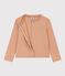 Cardigan en coton enfant fille beige VINTAGE