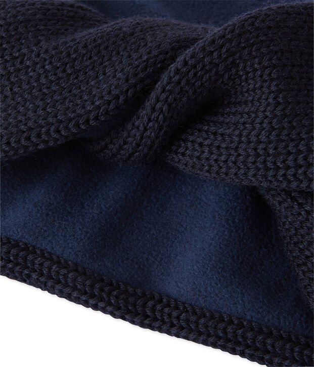 Snood enfant mixte bleu marine