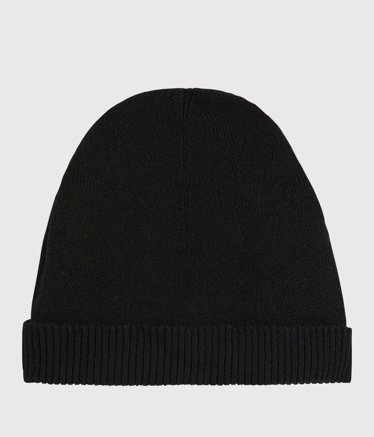 Bonnet en laine Femme noir