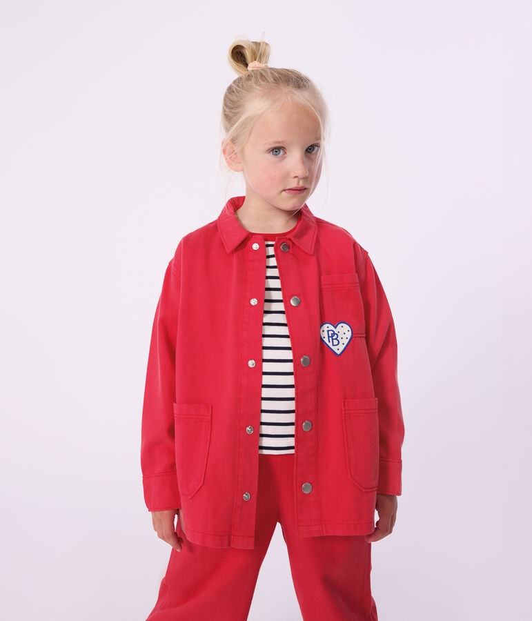 Veste enfant en coton unie POMPIER