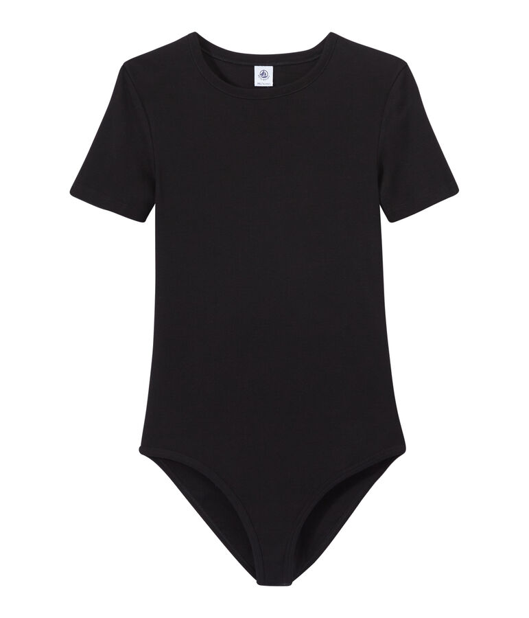 Body femme BODYCONIQUE en coton noir
