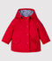 Parka mi-longue bébé garçon rouge TERKUIT