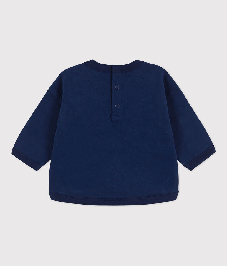 Sweatshirt b&eacute;b&eacute; en coton bleu MEDIEVAL