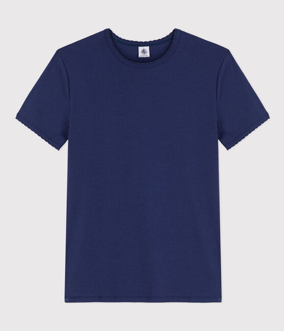 Tee-shirt L'ICONIQUE  cocotte en coton Femme bleu CHALOUPE