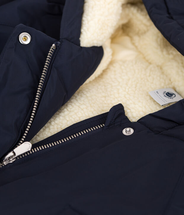 Parka femme bleu marine