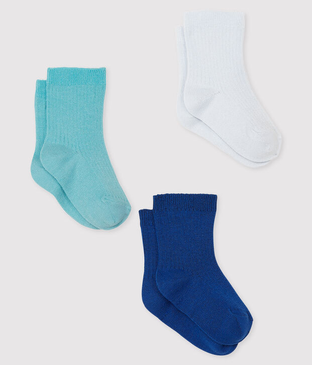 Lot de 3 paires de chaussettes b&eacute;b&eacute; multicouleur