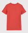 T-shirt col rond iconique en coton Femme orange OURSIN