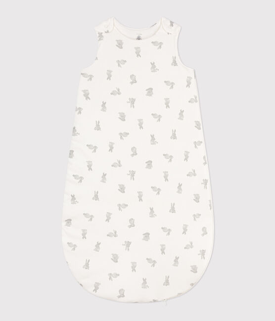 Gigoteuse lapins en coton TOG2 blanc MARSHMALLOW/gris GRIS