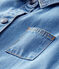 Combinaison longue en denim clair bébé garçon. bleu DENIM CLAIR