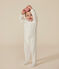 Pyjama bébé petit étoile en coton blanc MARSHMALLOW/ HERBIER