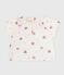 Blouse bébé manches courtes en coton, imprimée cœur blanc AVALANCHE/ MULTICO
