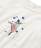 Tee shirt manches longues enfant fille blanc MARSHMALLOW