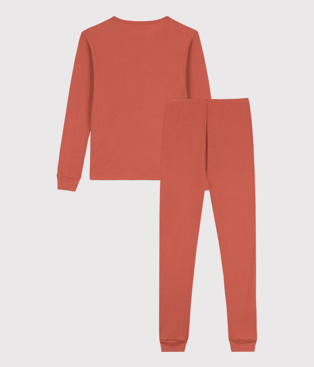 Pyjama en coton et lyocell femme rose