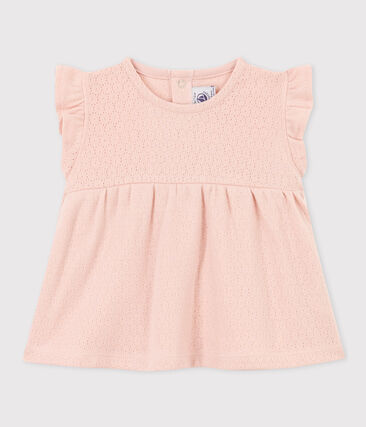 PETIT BATEAU - Blouse bébé sans manche en maille ajourée