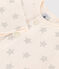 Cardigan en tubique imprimé étoile bébé beige AVALANCHE/ ARGENT