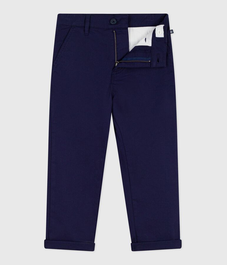 Pantalon enfant en coton bleu SOIR
