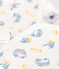 Pyjama bébé en coton vans blanc MARSHMALLOW/blanc MULTICO