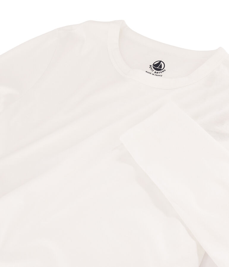 Tee shirt coton Sea island femme blanc MARSHMALLOW
