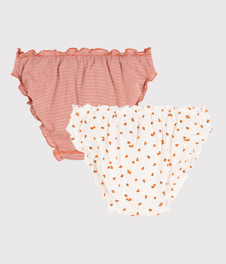 Lot 2 culottes froufrou en coton Femme variante 1