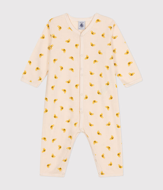 Pyjama sans pieds en coton bébé blanc AVALANCHE/ MULTICO