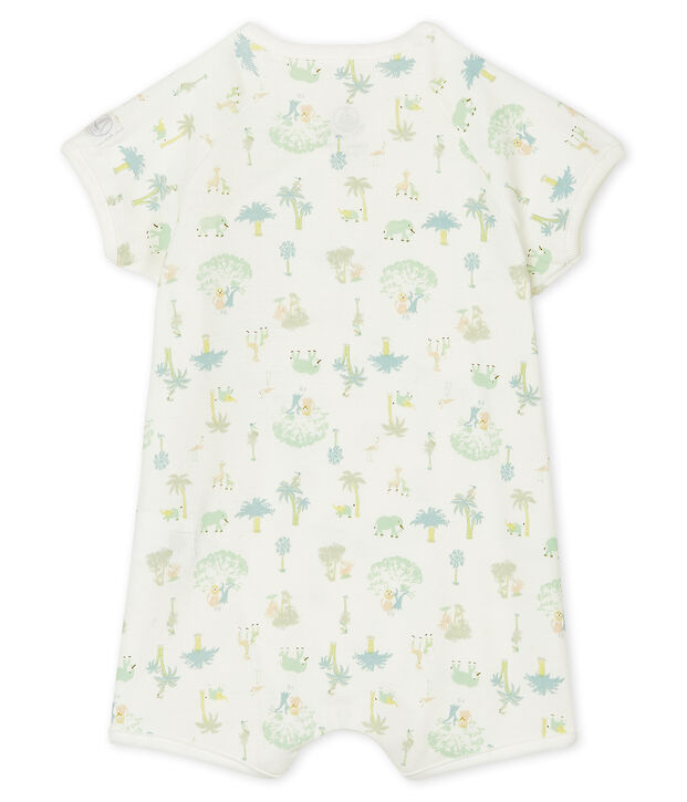 Combicourt b&eacute;b&eacute; mixte en c&ocirc;te blanc/bleu/multicouleur