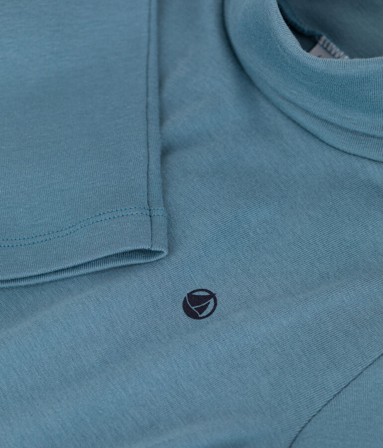 Sous-pull en coton enfant fille / gar&ccedil;on bleu ROVER