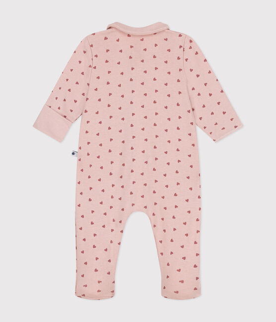 Pyjama imprimé en coton bébé rose SALINE/ ROSEWOOD