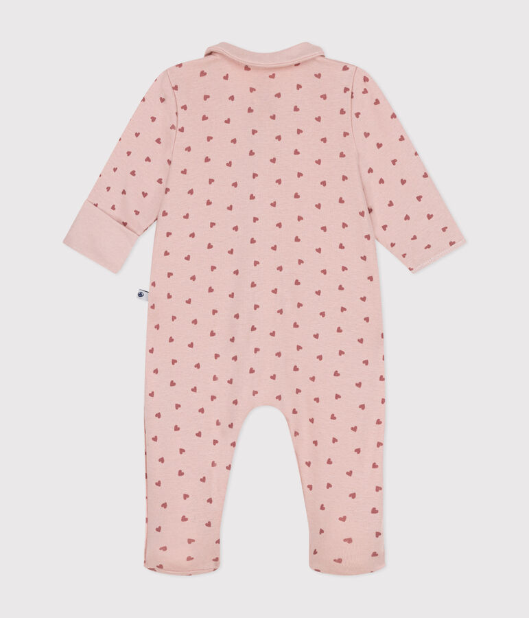 Pyjama imprim&eacute; en coton b&eacute;b&eacute; rose SALINE/ ROSEWOOD