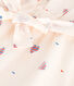 Robe enfant sans manches en coton c&oelig;urs