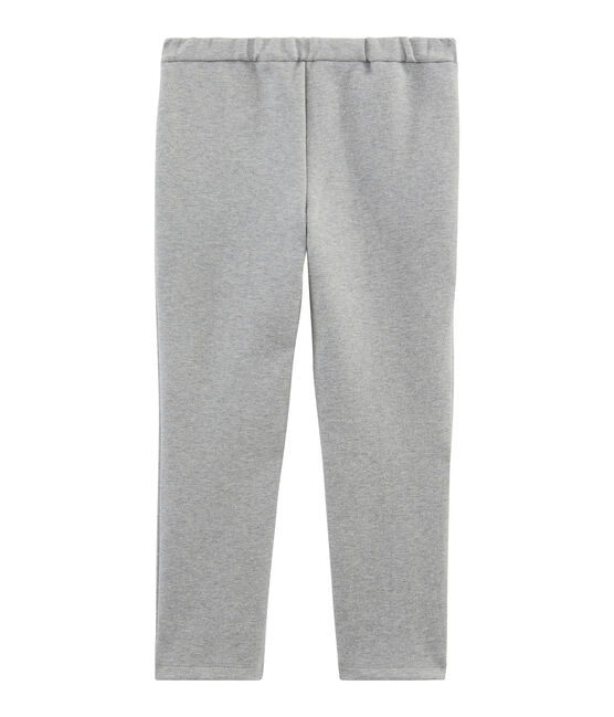Pantalon maille enfant fille gris SUBWAY CHINE
