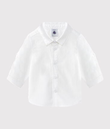 PETIT BATEAU - Chemise bébé garçon manches retroussables