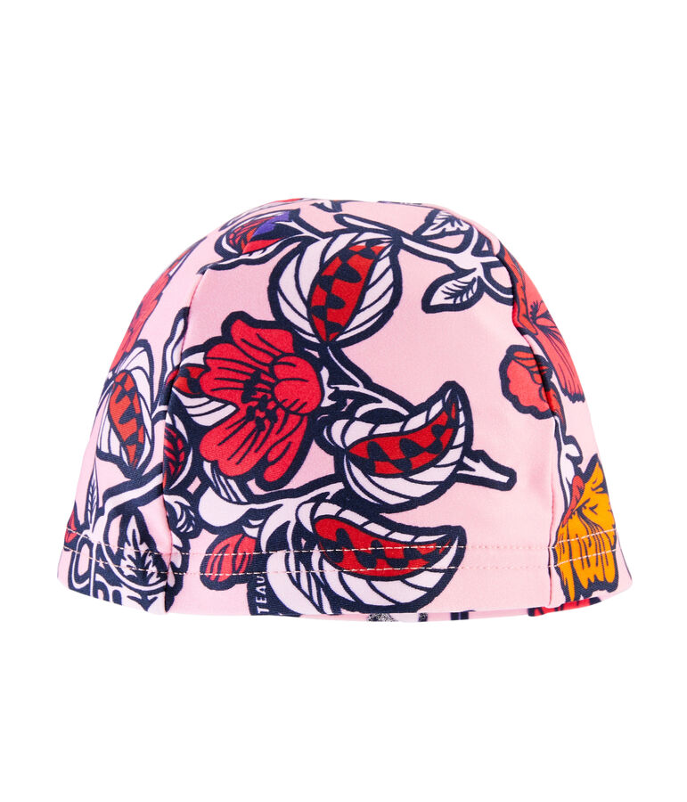 Bonnet de bain anti-UV UPF 50+ b&eacute;b&eacute; fille multicouleur