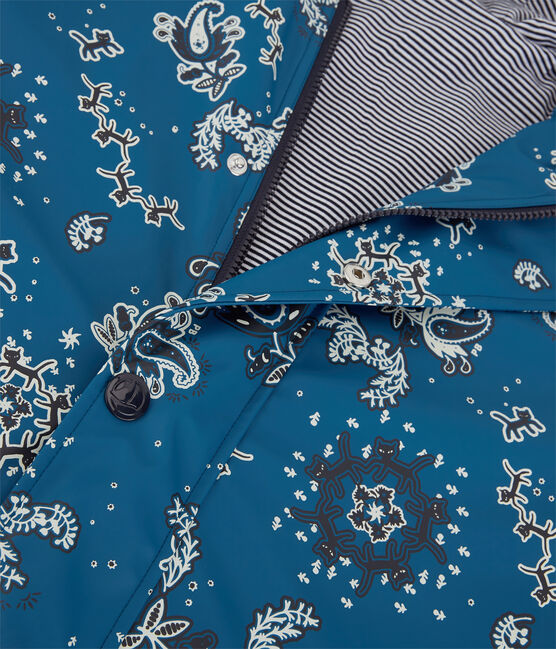Ciré iconique en matière recyclée et coton BIO bleu BRASIER