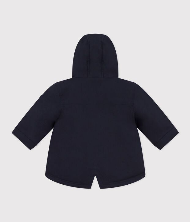 Parka doubl&eacute;e sherpa b&eacute;b&eacute; bleu