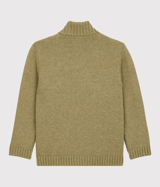 Cardigan laine et coton enfant garçon JERRYCAN MOULINE/ MULTICO