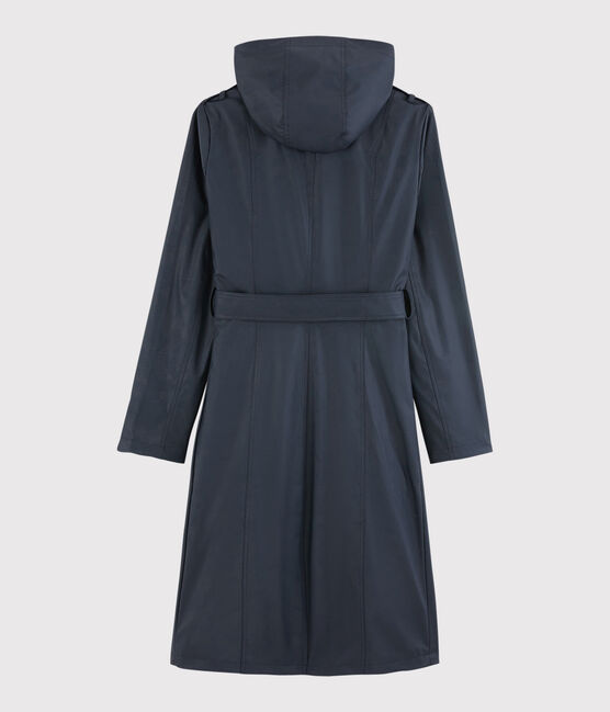Trench à capuche Femme bleu SMOKING