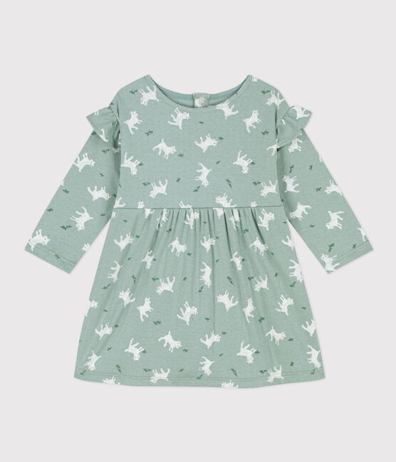 Robe manches longues en tubique imprimé bébé PAUL/ MULTICO