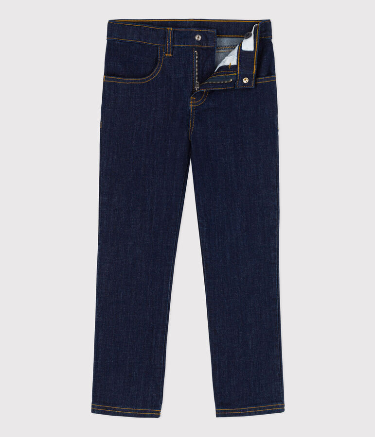 Pantalon slim en denim enfant fille bleu DENIM BRUT