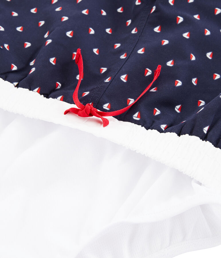 Short de plage impirm&eacute; enfant gar&ccedil;on bleu/multicouleur